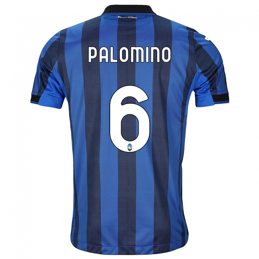 Kandiny Heren José Luis Palomino #6 Zwart Blauw Thuisshirt Thuistenue 2023/24 T-Shirt België