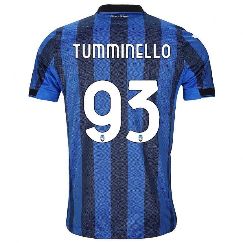 Kandiny Heren Marco Tumminello #93 Zwart Blauw Thuisshirt Thuistenue 2023/24 T-Shirt België