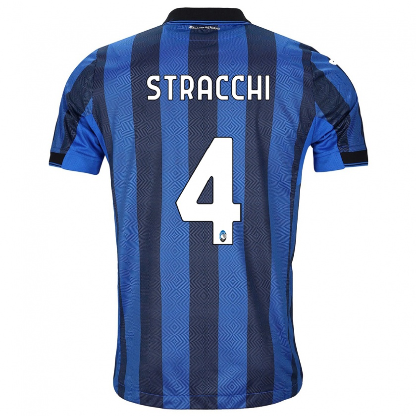 Kandiny Heren Daniela Stracchi #4 Zwart Blauw Thuisshirt Thuistenue 2023/24 T-Shirt België