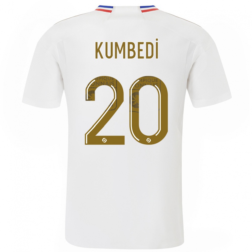 Kandiny Heren Saël Kumbedi #20 Wit Thuisshirt Thuistenue 2023/24 T-Shirt België