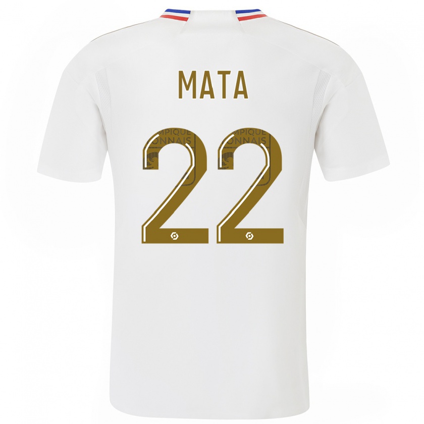 Kandiny Uomo Maglia Clinton Mata #22 Bianco Kit Gara Home 2023/24 Maglietta