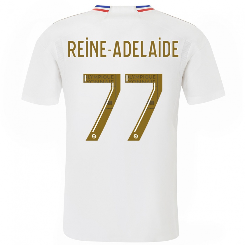 Kandiny Heren Jeff Reine-Adélaïde #77 Wit Thuisshirt Thuistenue 2023/24 T-Shirt België