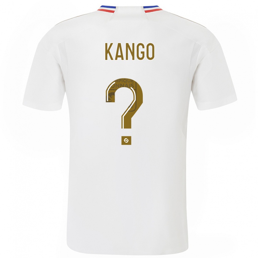 Kandiny Uomo Maglia Steeve Kango #0 Bianco Kit Gara Home 2023/24 Maglietta