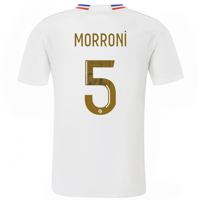 Kandiny Uomo Maglia Perle Morroni #5 Bianco Kit Gara Home 2023/24 Maglietta