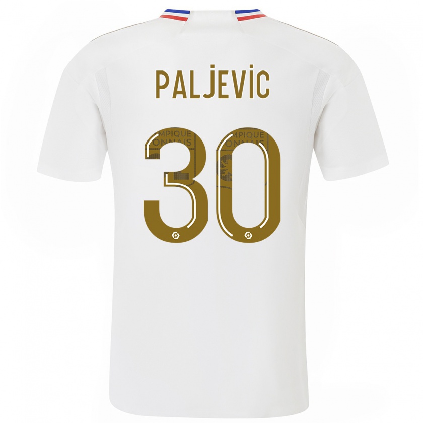 Kandiny Heren Alyssia Paljevic #30 Wit Thuisshirt Thuistenue 2023/24 T-Shirt België