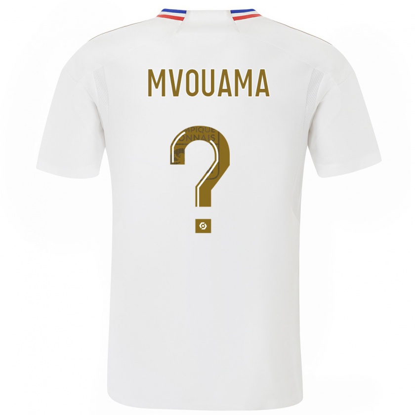 Kandiny Heren Olivier Mvouama #0 Wit Thuisshirt Thuistenue 2023/24 T-Shirt België