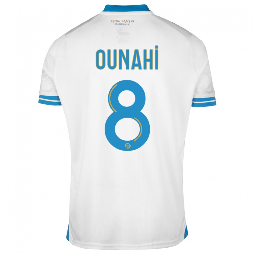 Kandiny Heren Azzedine Ounahi #8 Wit Thuisshirt Thuistenue 2023/24 T-Shirt België