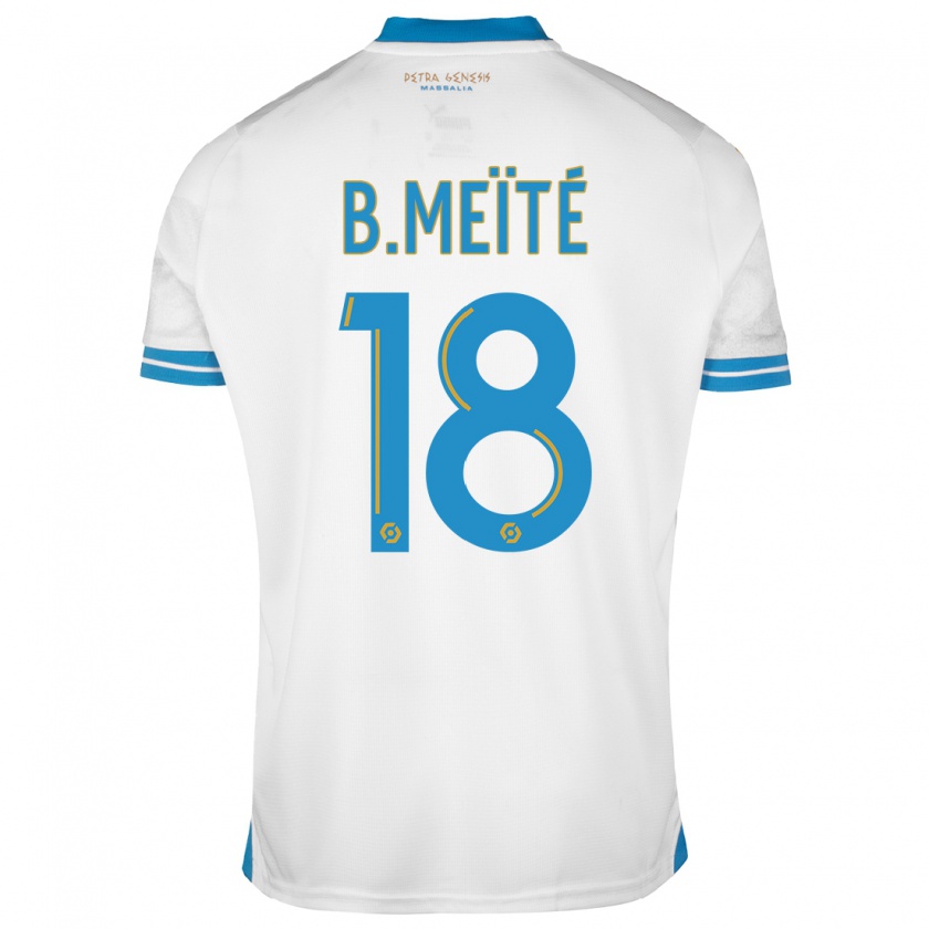 Kandiny Heren Bamo Meïté #18 Wit Thuisshirt Thuistenue 2023/24 T-Shirt België