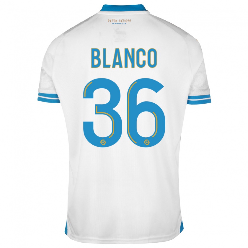 Kandiny Heren Rubén Blanco #36 Wit Thuisshirt Thuistenue 2023/24 T-Shirt België