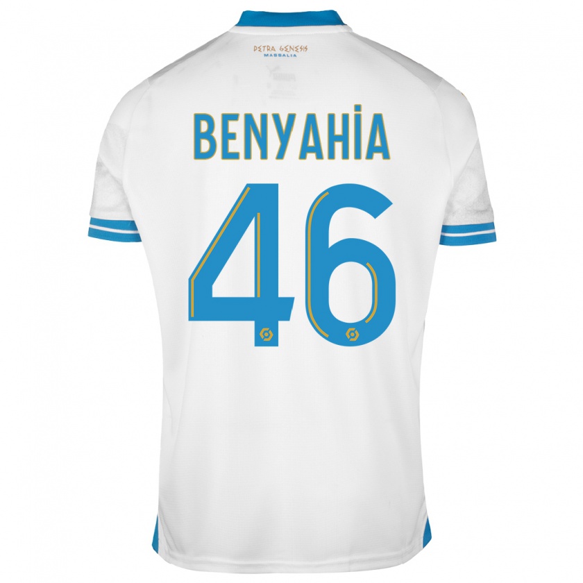 Kandiny Uomo Maglia Aylan Benyahia-Tani #46 Bianco Kit Gara Home 2023/24 Maglietta