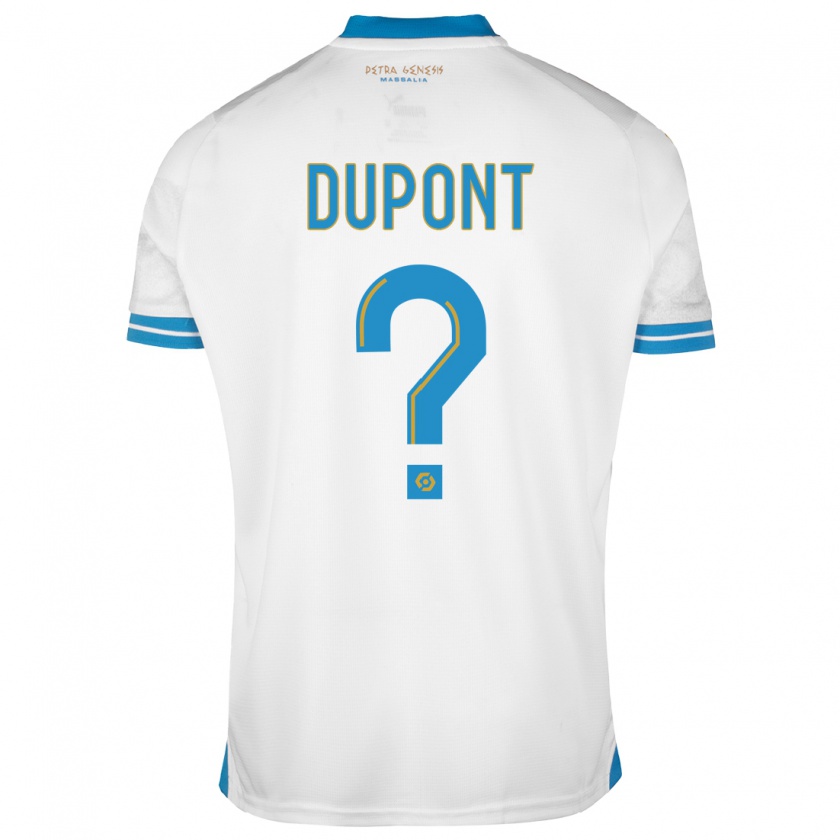 Kandiny Heren Hugo Dupont #0 Wit Thuisshirt Thuistenue 2023/24 T-Shirt België