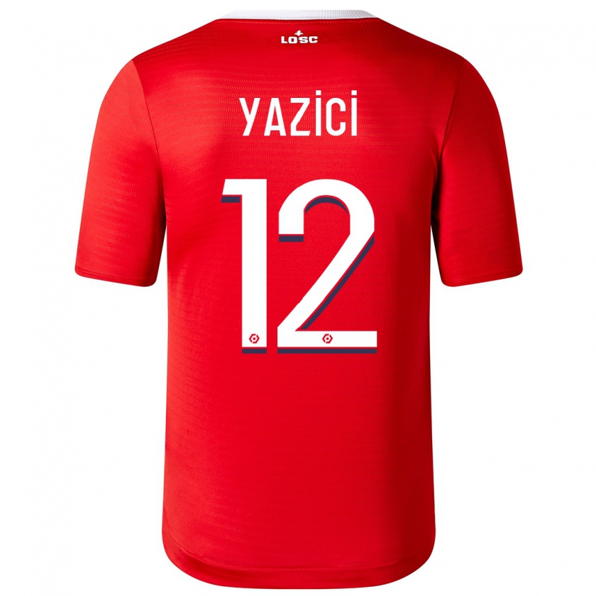 Kandiny Hombre Camiseta Yusuf Yazici #12 Rojo 1ª Equipación 2023/24 La Camisa