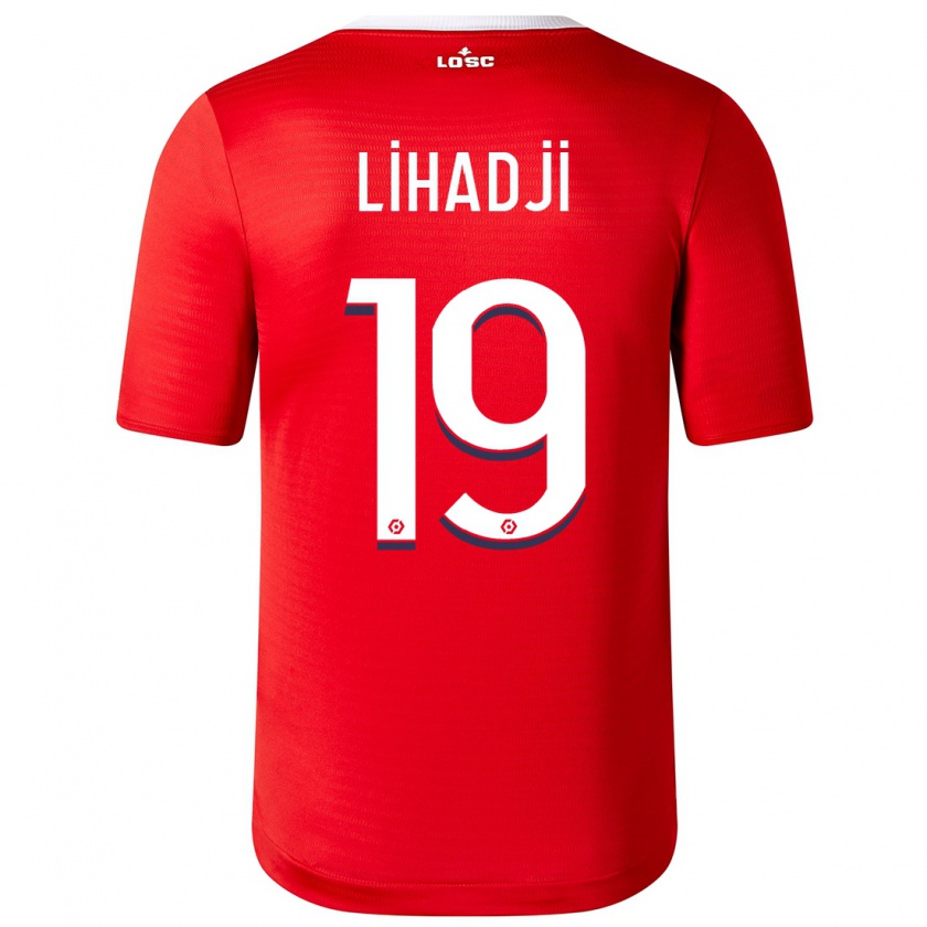 Kandiny Hombre Camiseta Isaac Lihadji #19 Rojo 1ª Equipación 2023/24 La Camisa