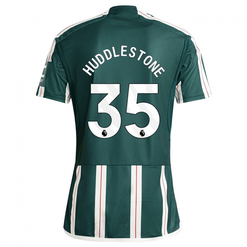 Kandiny Herren Tom Huddlestone #35 Dunkelgrün Auswärtstrikot Trikot 2023/24 T-Shirt Österreich