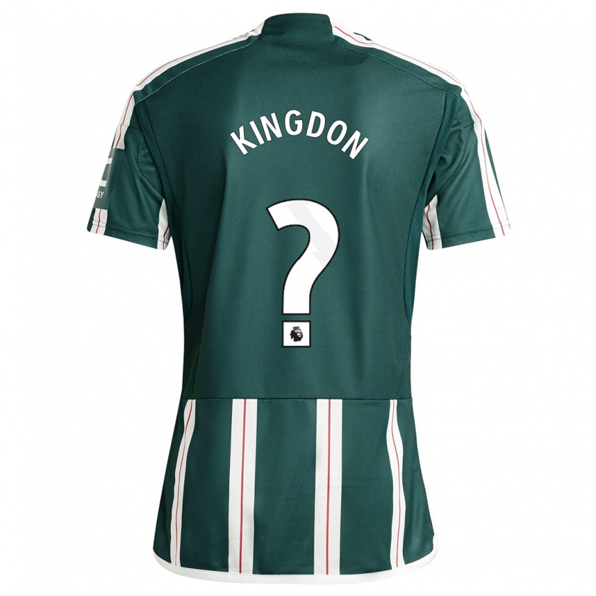 Kandiny Hombre Camiseta Jack Kingdon #0 Verde Oscuro 2ª Equipación 2023/24 La Camisa México