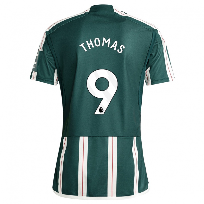 Kandiny Hombre Camiseta Martha Thomas #9 Verde Oscuro 2ª Equipación 2023/24 La Camisa México