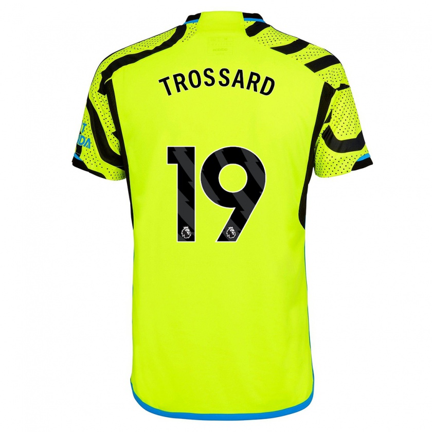 Kandiny Uomo Maglia Leandro Trossard #19 Giallo Kit Gara Away 2023/24 Maglietta