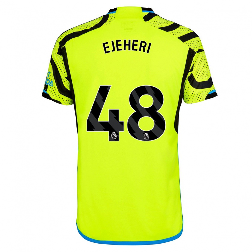 Kandiny Herren Ovie Ejeheri #48 Gelb Auswärtstrikot Trikot 2023/24 T-Shirt Österreich