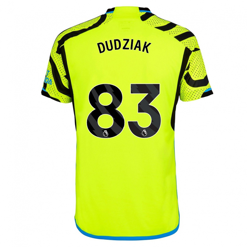 Kandiny Uomo Maglia Harrison Dudziak #83 Giallo Kit Gara Away 2023/24 Maglietta