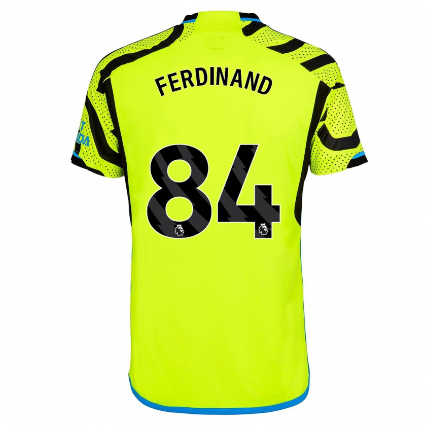 Kandiny Uomo Maglia Seb Ferdinand #84 Giallo Kit Gara Away 2023/24 Maglietta