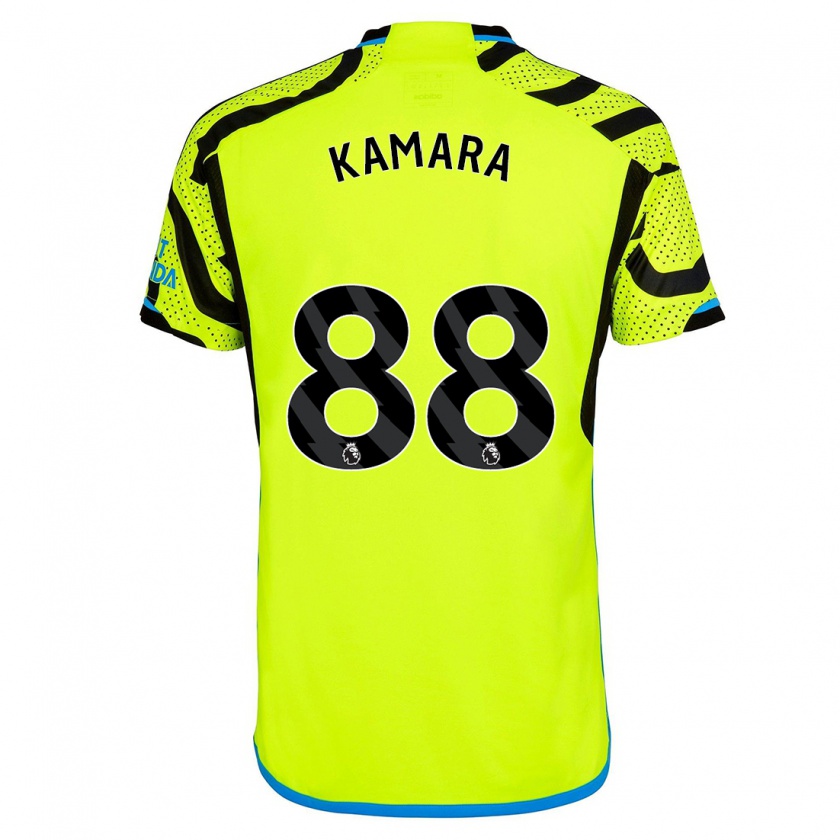 Kandiny Heren Osman Kamara #88 Geel Uitshirt Uittenue 2023/24 T-Shirt België