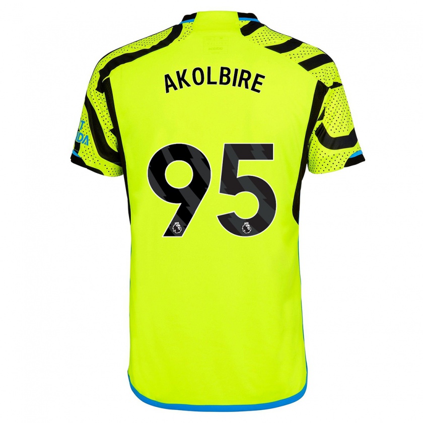 Kandiny Uomo Maglia Bless Akolbire #95 Giallo Kit Gara Away 2023/24 Maglietta