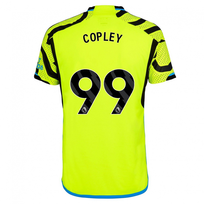 Kandiny Herren Louie Copley #99 Gelb Auswärtstrikot Trikot 2023/24 T-Shirt Österreich