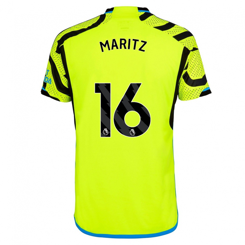 Kandiny Uomo Maglia Noelle Maritz #16 Giallo Kit Gara Away 2023/24 Maglietta