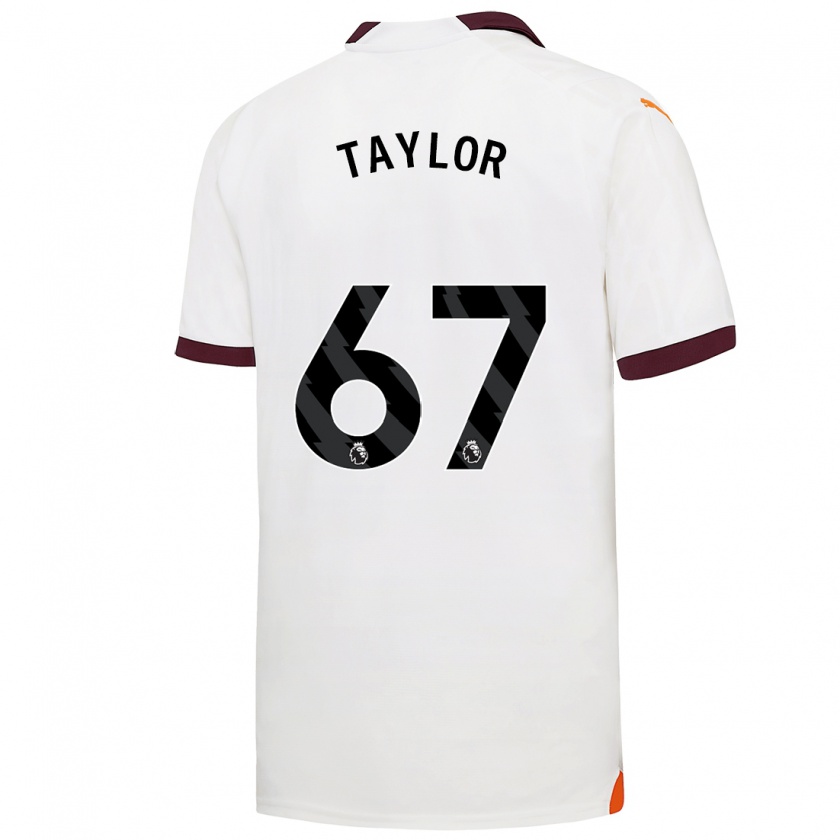 Kandiny Herren Kane Taylor #67 Weiß Auswärtstrikot Trikot 2023/24 T-Shirt Österreich