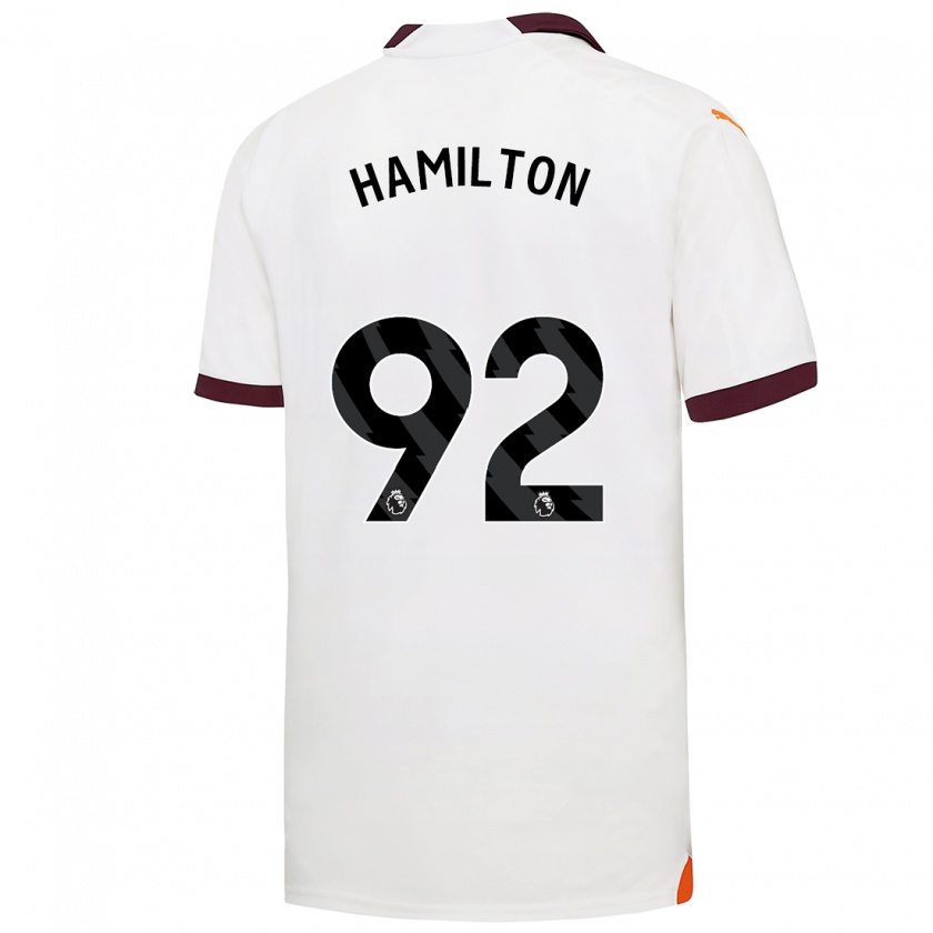 Kandiny Heren Micah Hamilton #92 Wit Uitshirt Uittenue 2023/24 T-Shirt België