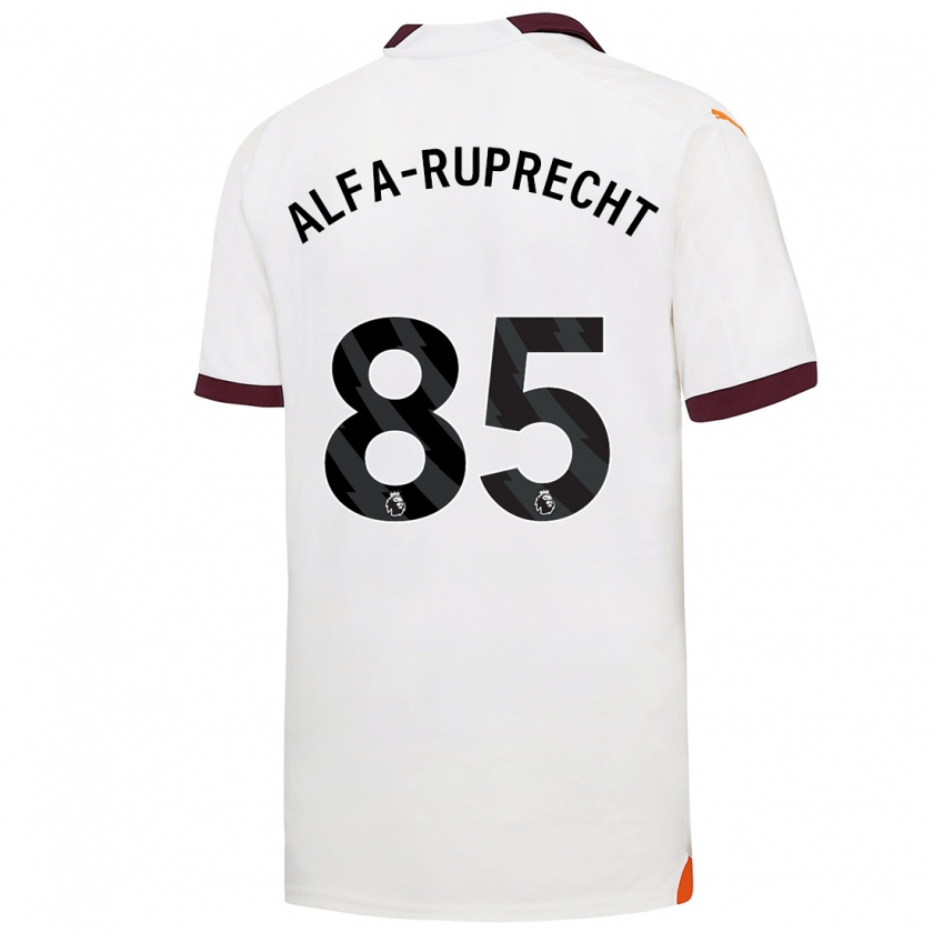 Kandiny Hombre Camiseta Farid Alfa-Ruprecht #85 Blanco 2ª Equipación 2023/24 La Camisa