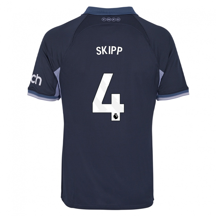 Kandiny Herren Oliver Skipp #4 Dunkelblau Auswärtstrikot Trikot 2023/24 T-Shirt Österreich