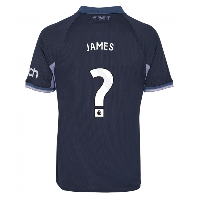 Kandiny Uomo Maglia Herbie James #0 Blu Scuro Kit Gara Away 2023/24 Maglietta