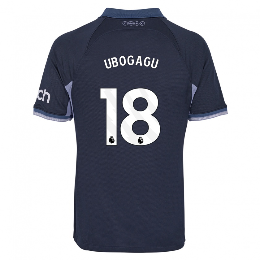 Kandiny Uomo Maglia Chioma Ubogagu #18 Blu Scuro Kit Gara Away 2023/24 Maglietta