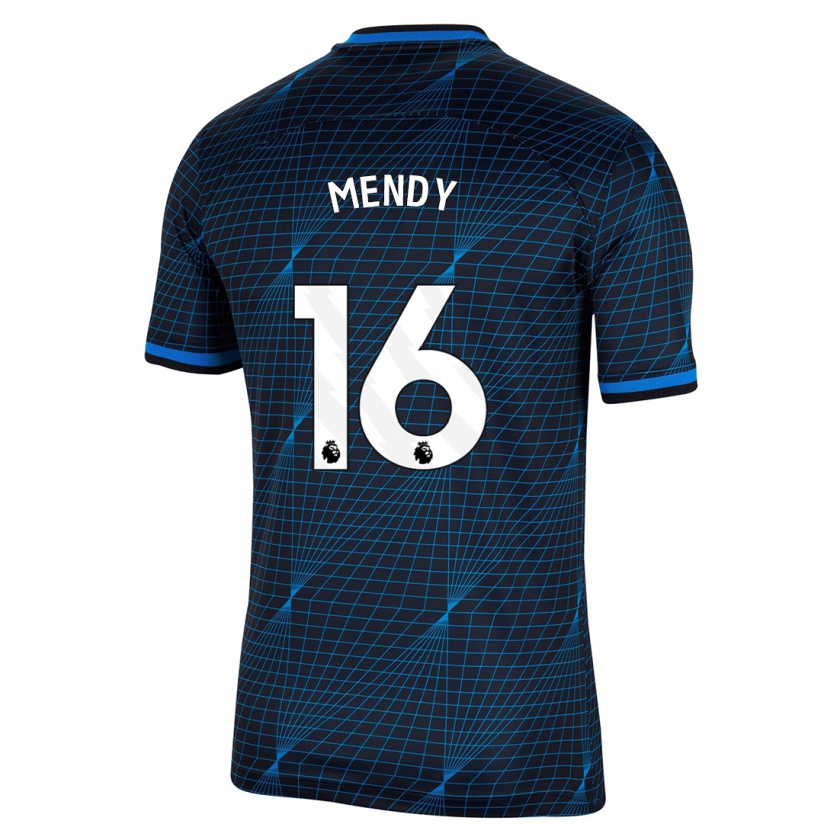 Kandiny Uomo Maglia Edouard Mendy #16 Blu Scuro Kit Gara Away 2023/24 Maglietta