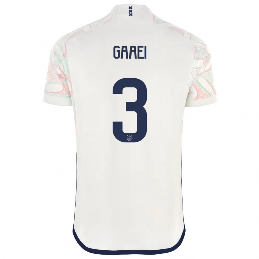 Kandiny Hombre Camiseta Anton Gaaei #3 Blanco 2ª Equipación 2023/24 La Camisa México