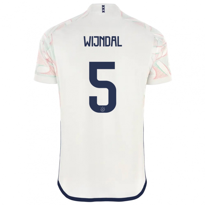 Kandiny Hombre Camiseta Owen Wijndal #5 Blanco 2ª Equipación 2023/24 La Camisa México