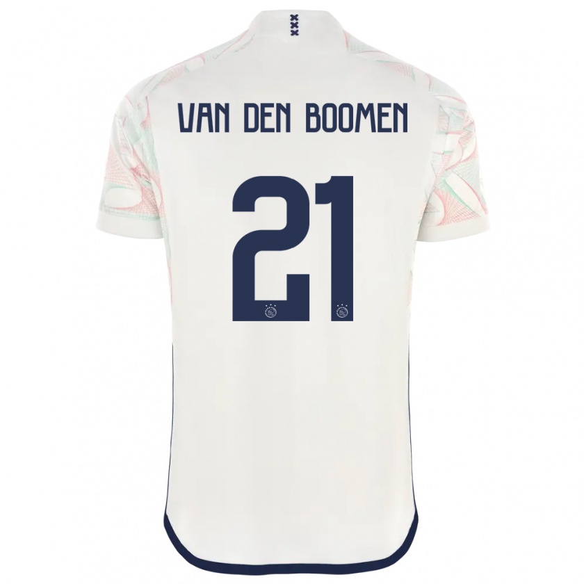 Kandiny Uomo Maglia Branco Van Den Boomen #21 Bianco Kit Gara Away 2023/24 Maglietta