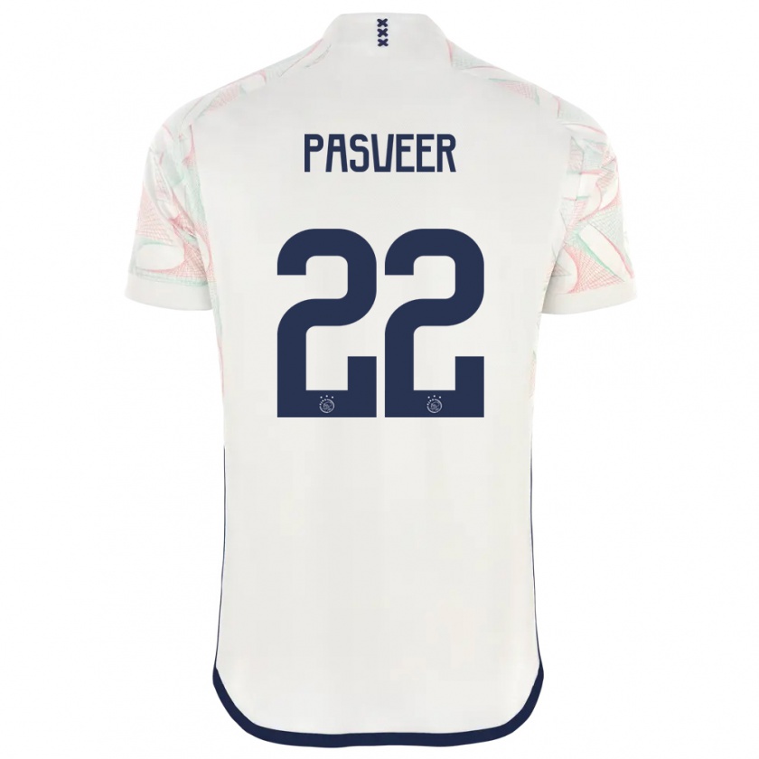 Kandiny Hombre Camiseta Remko Pasveer #22 Blanco 2ª Equipación 2023/24 La Camisa México