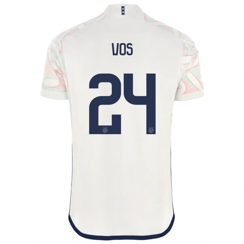 Kandiny Hombre Camiseta Silvano Vos #24 Blanco 2ª Equipación 2023/24 La Camisa México