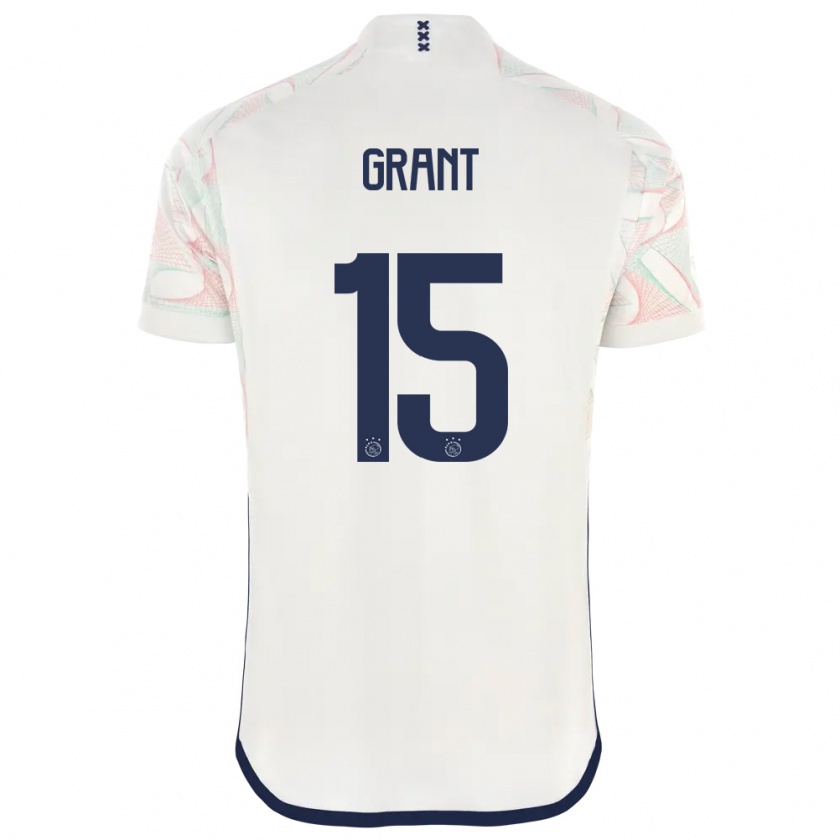 Kandiny Hombre Camiseta Chasity Grant #15 Blanco 2ª Equipación 2023/24 La Camisa México