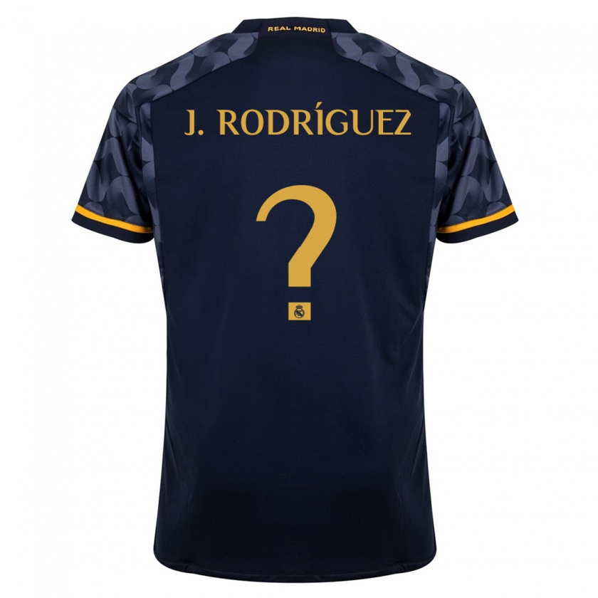 Kandiny Uomo Maglia Juan Rodríguez #0 Blu Scuro Kit Gara Away 2023/24 Maglietta