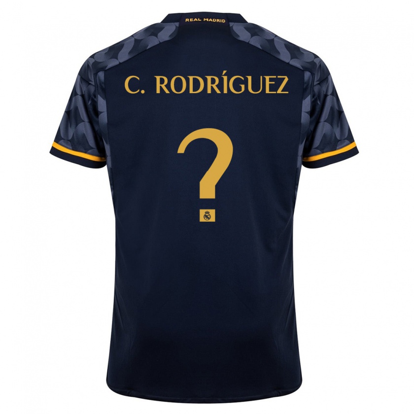 Kandiny Uomo Maglia Carlos Rodríguez #0 Blu Scuro Kit Gara Away 2023/24 Maglietta