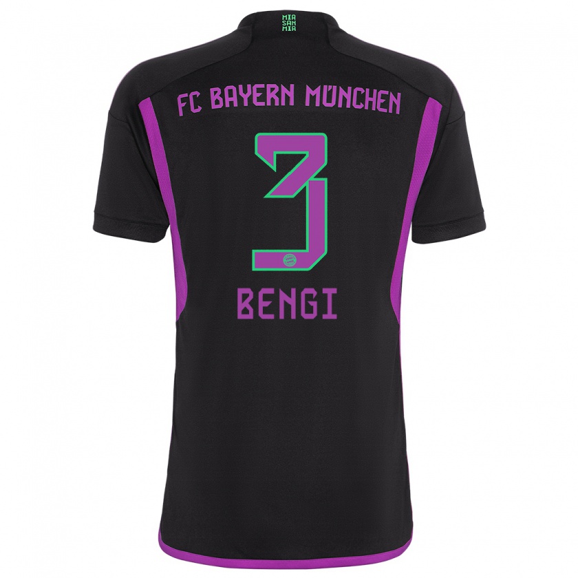 Kandiny Heren Kaan Bengi #3 Zwart Uitshirt Uittenue 2023/24 T-Shirt België