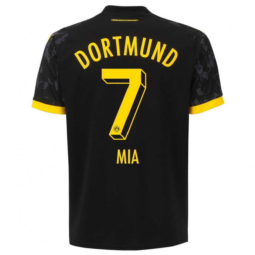 Kandiny Uomo Maglia Zschocke Mia #7 Nero Kit Gara Away 2023/24 Maglietta