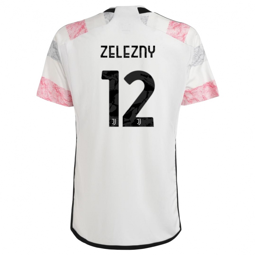 Kandiny Uomo Maglia Radoslaw Zelezny #12 Bianco Rosa Kit Gara Away 2023/24 Maglietta