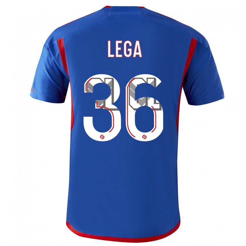 Kandiny Uomo Maglia Sekou Lega #36 Blu Rosso Kit Gara Away 2023/24 Maglietta