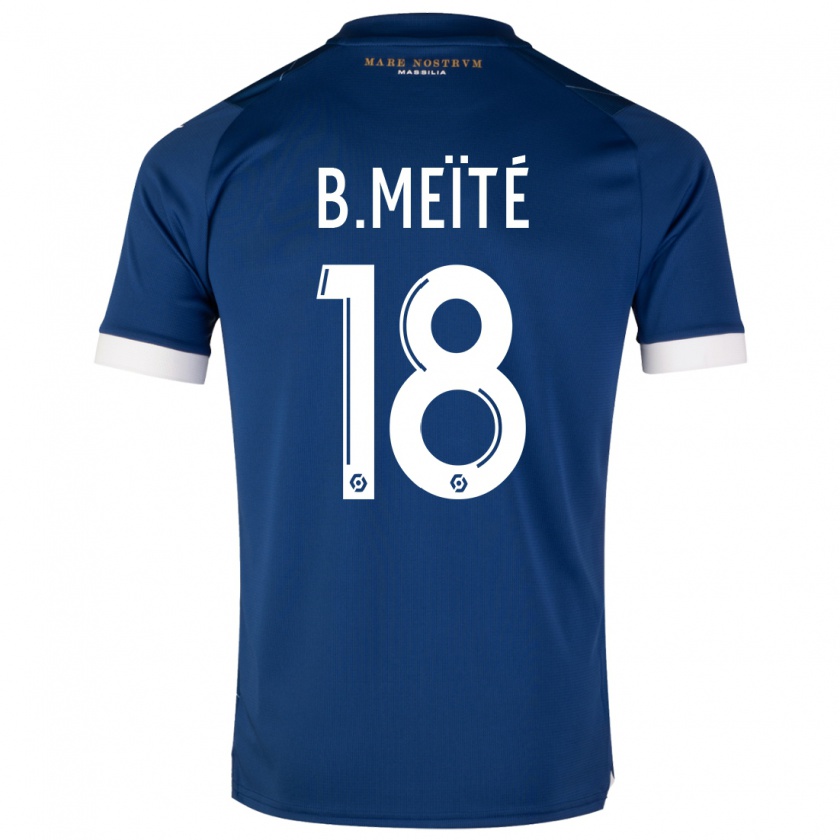 Kandiny Uomo Maglia Bamo Meïté #18 Blu Scuro Kit Gara Away 2023/24 Maglietta