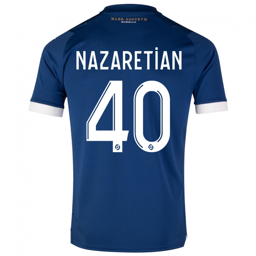 Kandiny Herren Manuel Nazaretian #40 Dunkelblau Auswärtstrikot Trikot 2023/24 T-Shirt Österreich