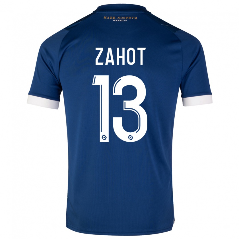 Kandiny Uomo Maglia Sarah Zahot #13 Blu Scuro Kit Gara Away 2023/24 Maglietta